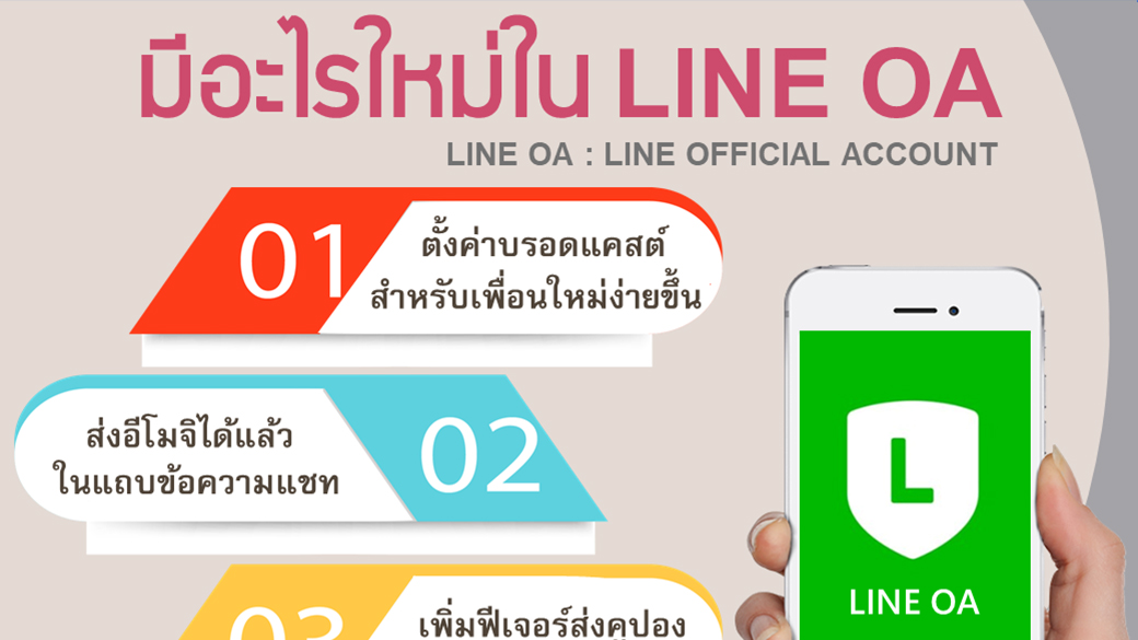 ไลน์ ออฟฟิเชียล แอ็คเคานต์ - LINE OFFICIAL ACCOUNT